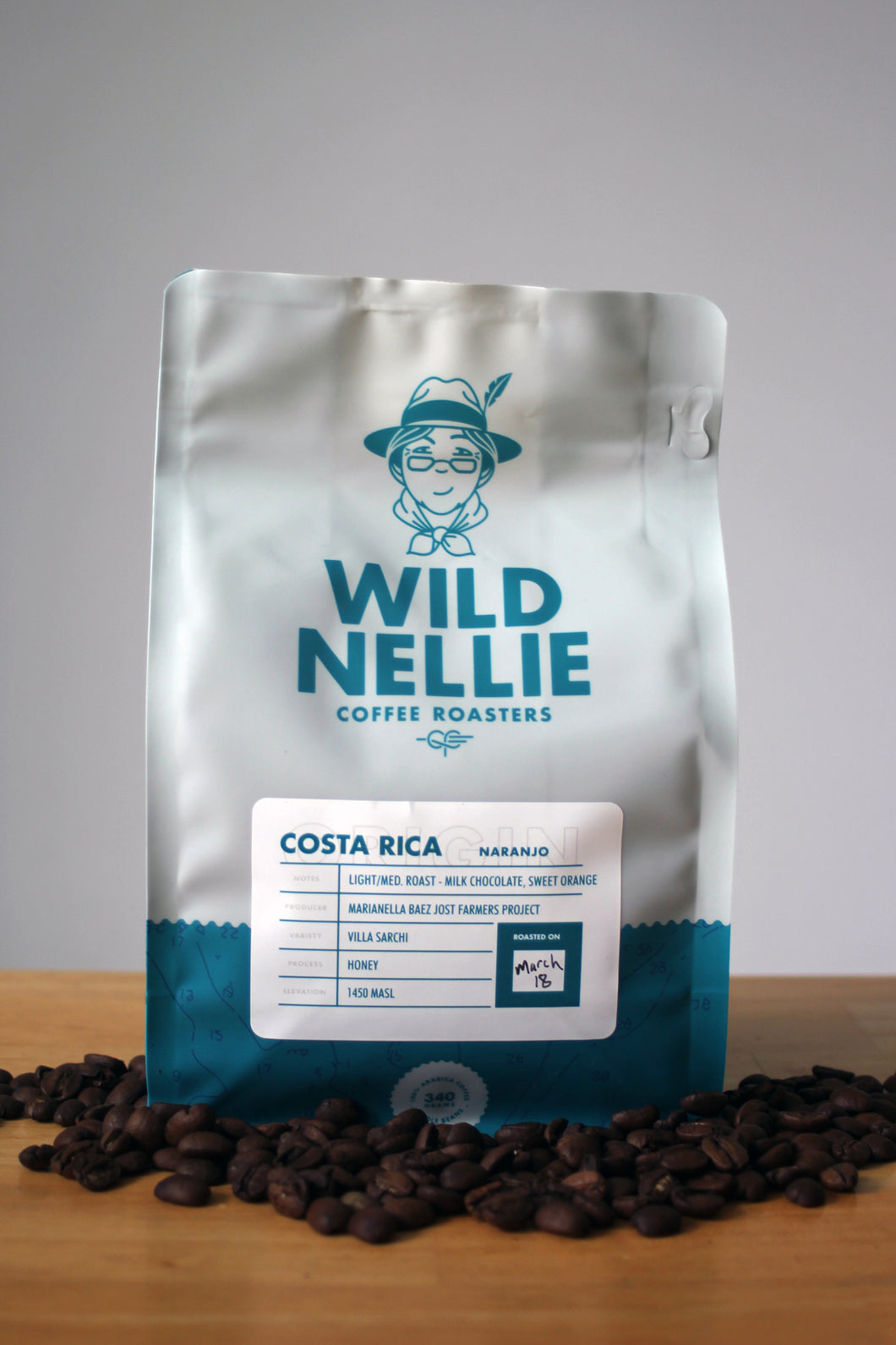 Costa Rica, Naranjo - 340g Whole Roasted Coffee